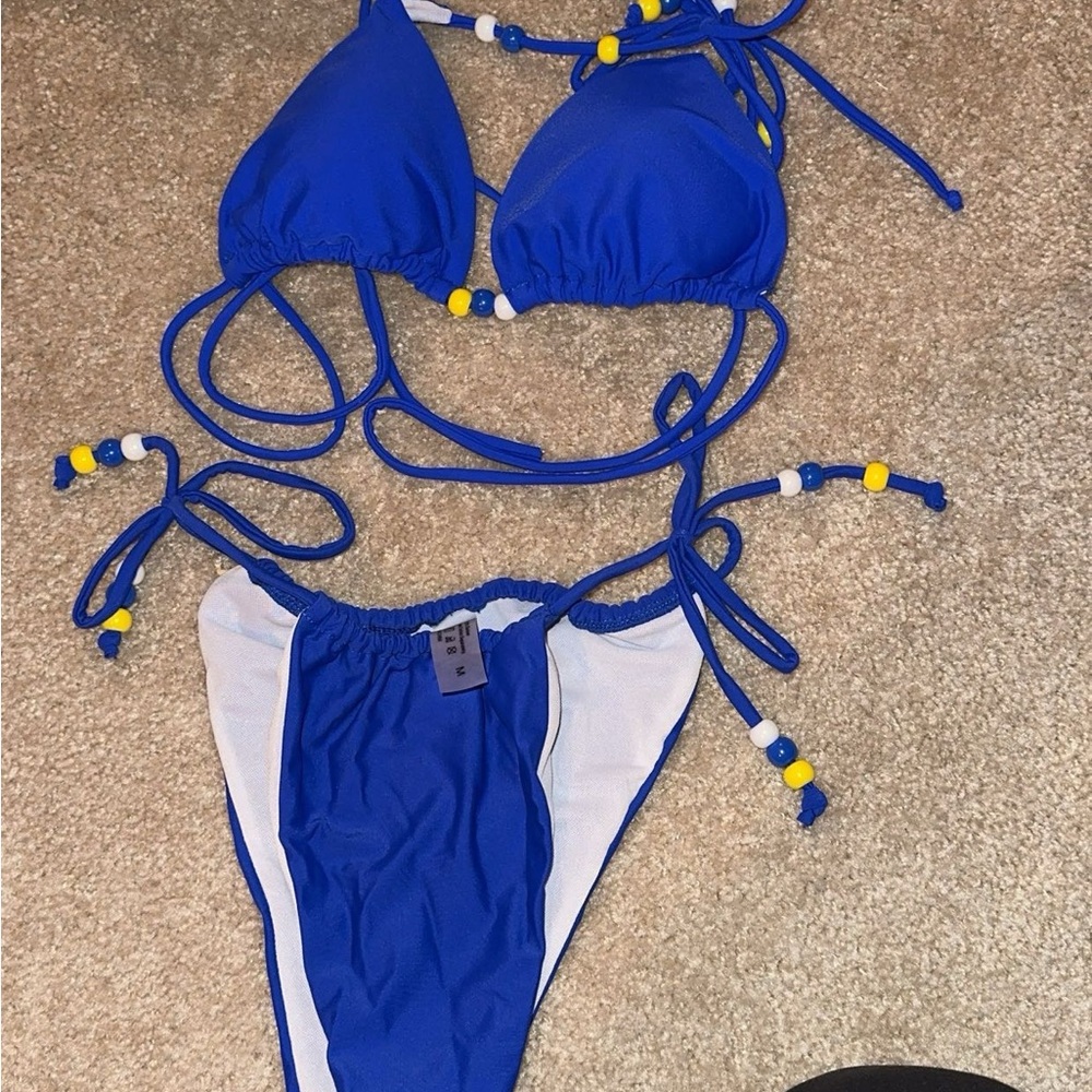 Bead Triangle Bikini